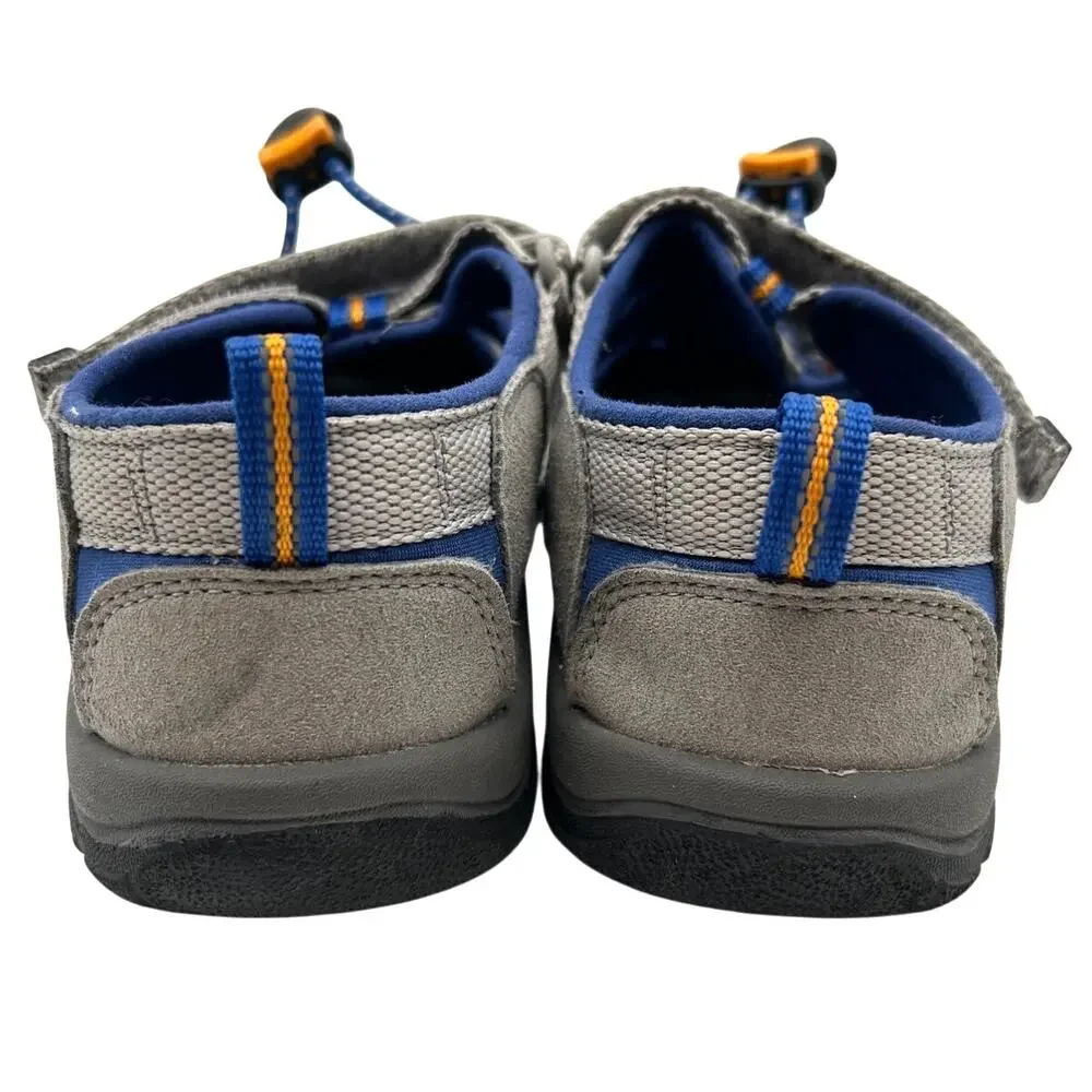 KEEN Newport H2 Hiking Water Sandals Kids Gray Blue Orange Size 4 EU 36 Outdoors